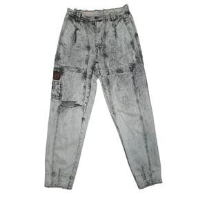 Vintage Bugle Boy Acid Wash Utility Jeans – Size 32